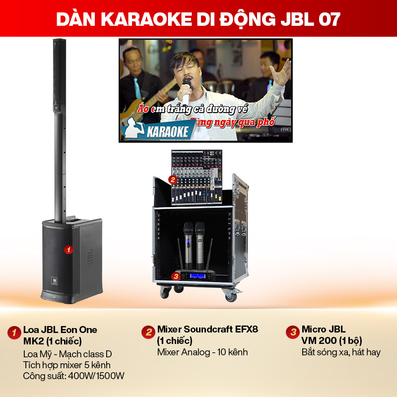 Dàn karaoke di động JBL 07