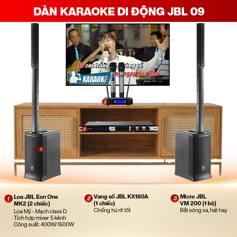 Dàn karaoke di động JBL 09