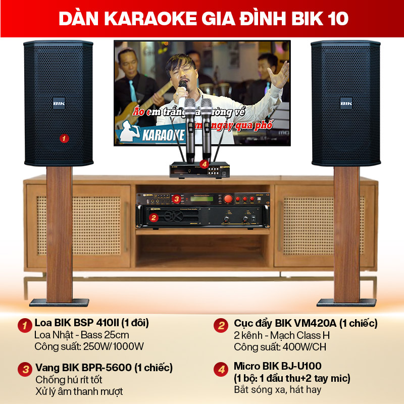 dàn karaoke gia đình BC-BIK10