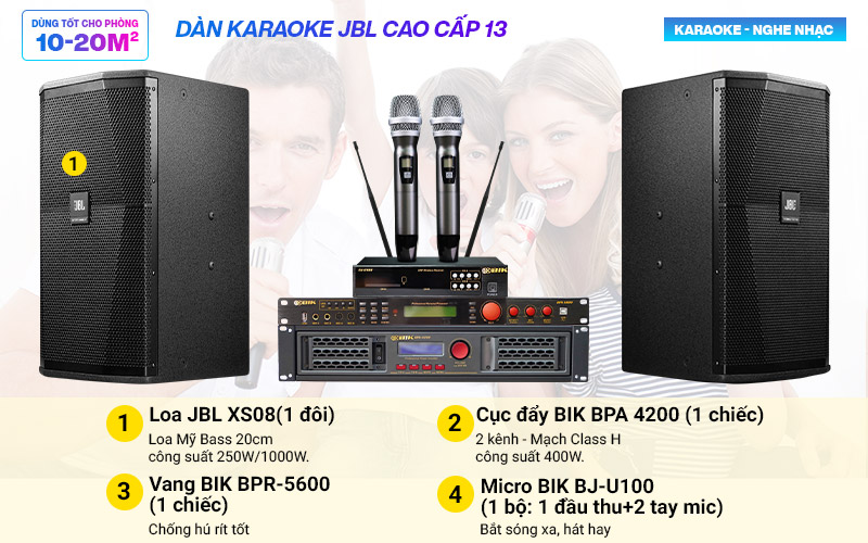 Dàn karaoke JBL cao cấp 2020-02 