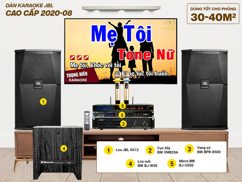Dàn karaoke JBL cao cấp 2020-08