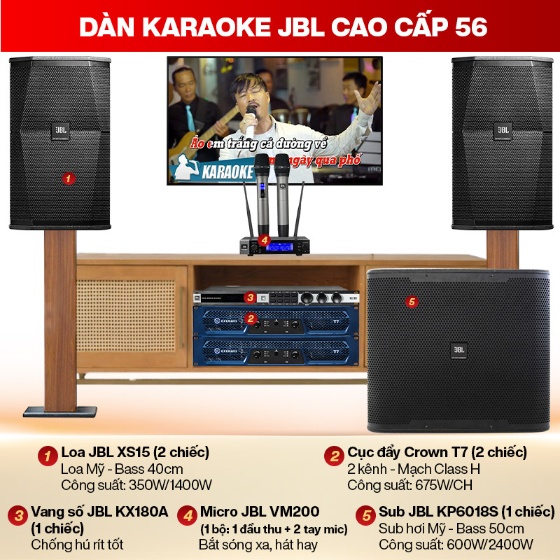 Dàn karaoke JBL cao cấp 56