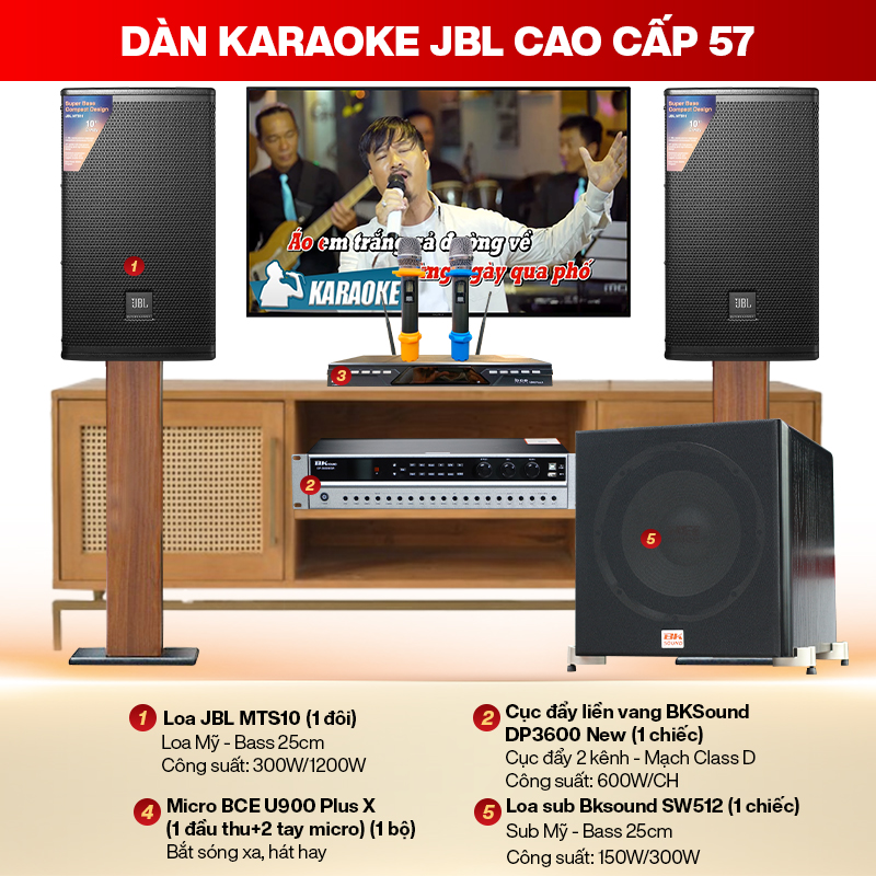 Dàn karaoke JBL cao cấp 57