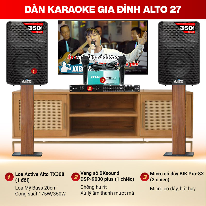 Dàn karaoke - Sân khấu Mini Alto 27