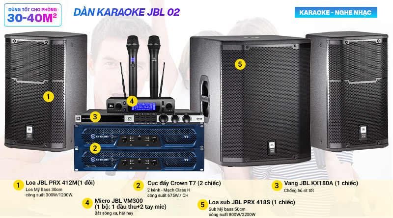 Dàn karaoke JBL 02
