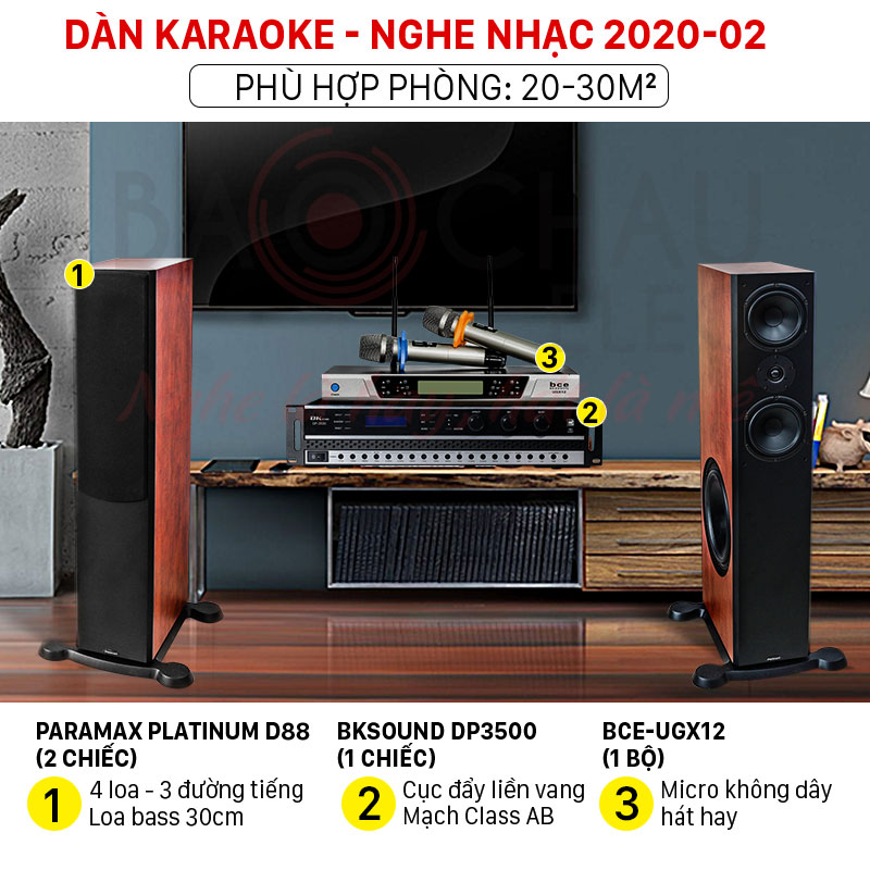 Dàn karaoke nghe nhạc 2020 giá rẻ nhất hiện nay