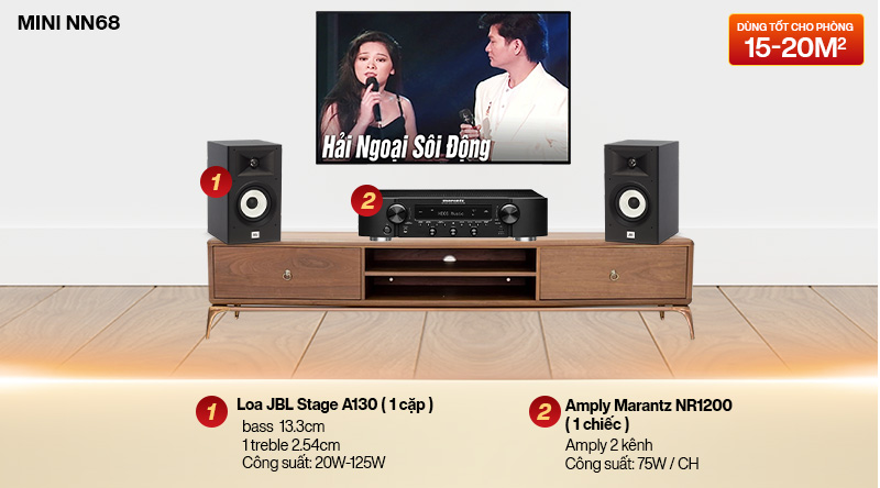 Dàn nghe nhạc mini NN68