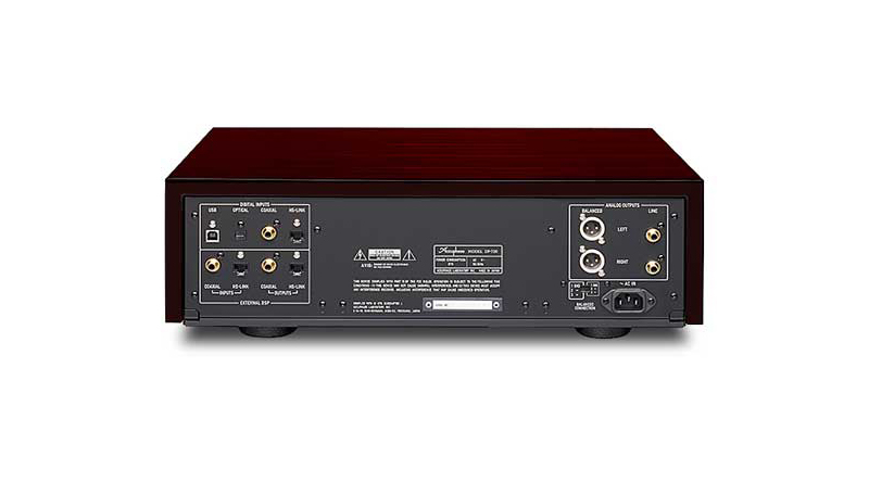 Mặt sau đầu Đầu CD Accuphase DP720 với các hệ thống cổng kết nối 