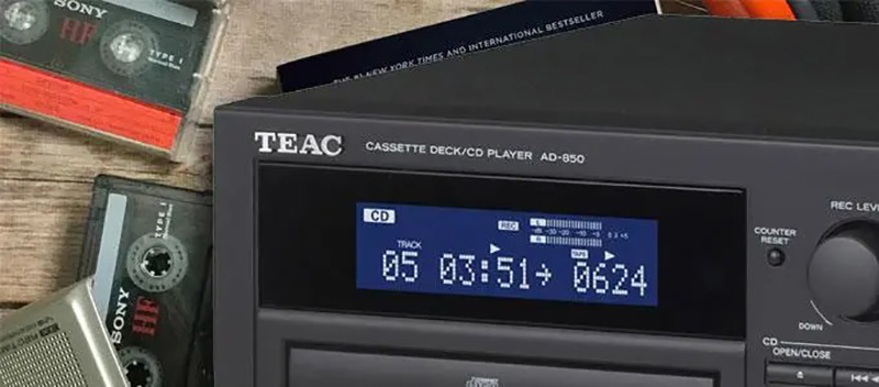 Đầu CD/Cassette Player TEAC AD-850-SE