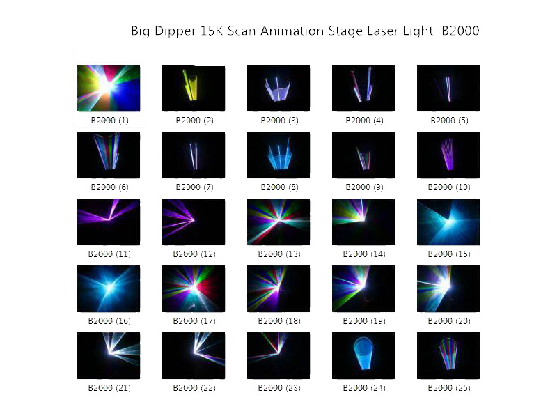 Đèn Laser B2000 RGB Full Color Big Dipper