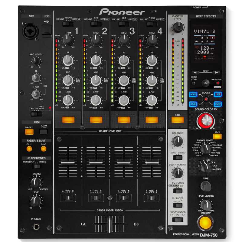 Bàn DJ Pioneer DJM 750