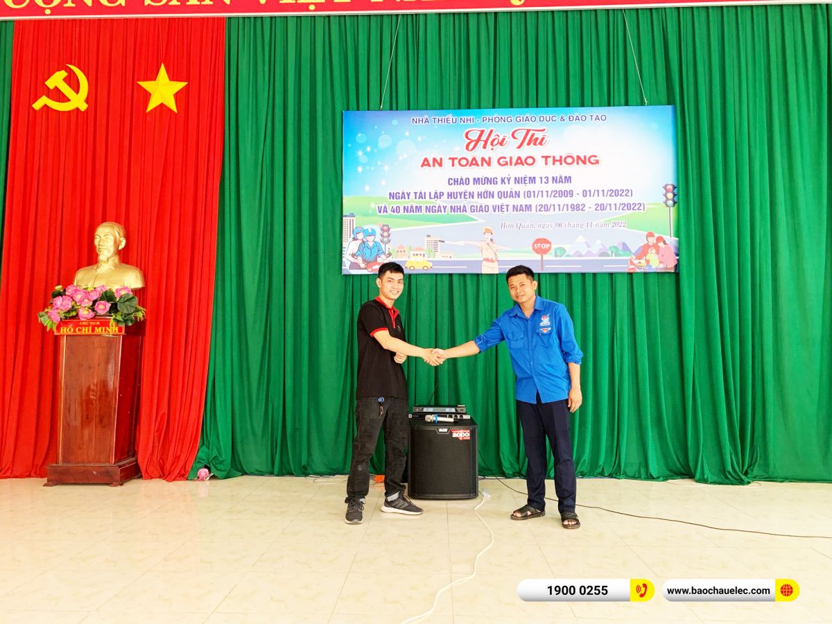 Lắp đặt hệ thống âm thanh hội trường tại UBND Thị Trấn Tân Khai - Bình Phước