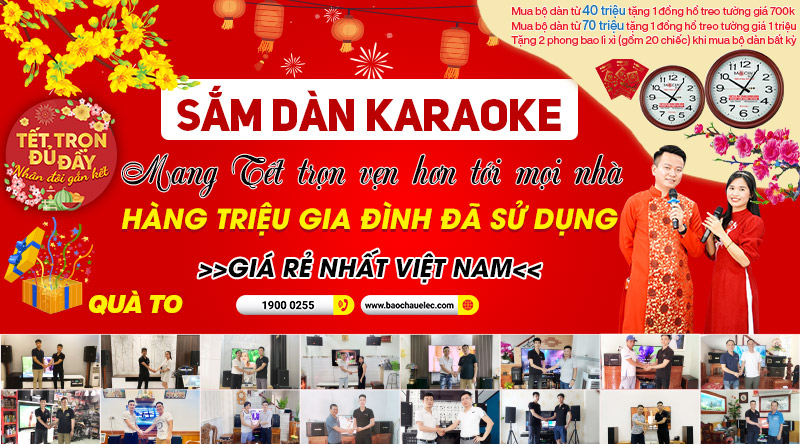 dàn karaoke khuyến mại tết 2023