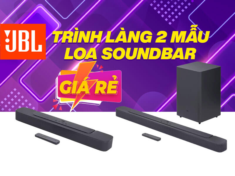 JBL trình làng 2 mẫu Loa soundbar giá rẻ với những nâng cấp đáng chú ý