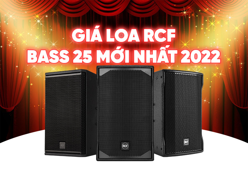 Loa RCF bass 25cm