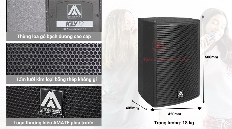 Loa karaoke Amate audio Key 12