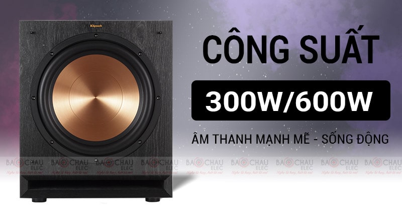 Loa sub Klipsch SPL-120 công suất 300W/600W