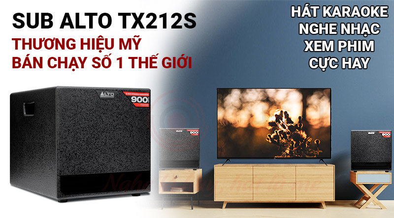 Loa sub Alto TX212S giá rẻ nhất tại Bảo Châu Elec 