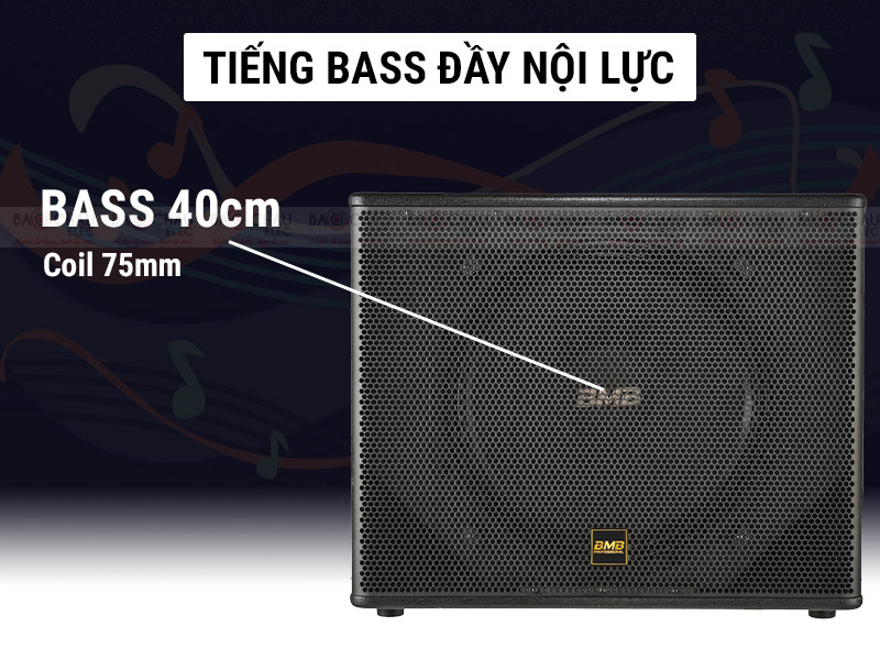 Loa sub hơi Bass 40cm BMB CSW-115 (500W/2000W)