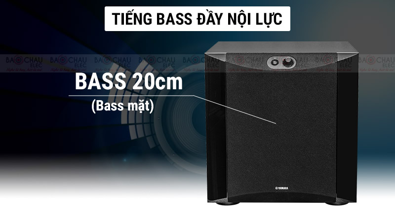 Loa Sub điện Yamaha NS-SW200 thiết kế cho âm trầm uy lực