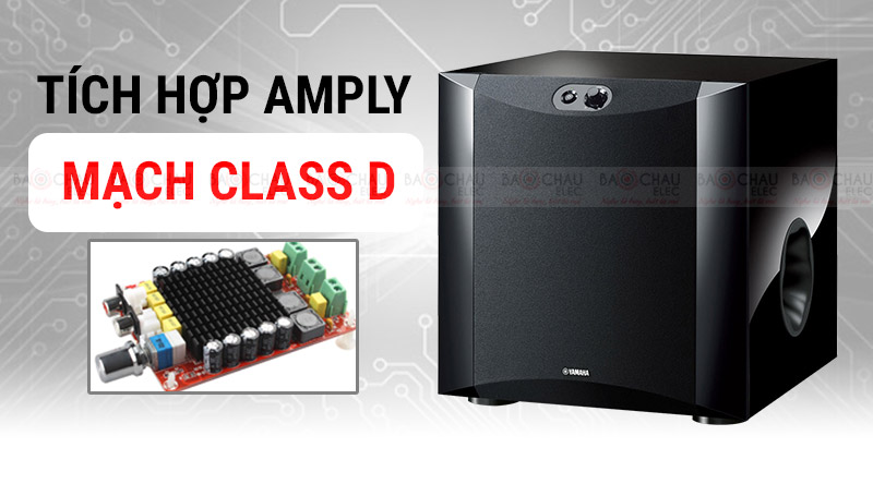 Loa Sub điện Yamaha NS-SW200 tích hợp công nghệ Class D