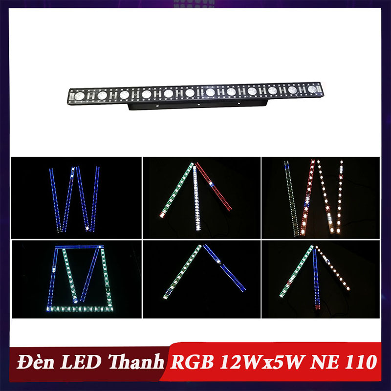 Đèn LED Thanh RGB 12Wx5W NE 110