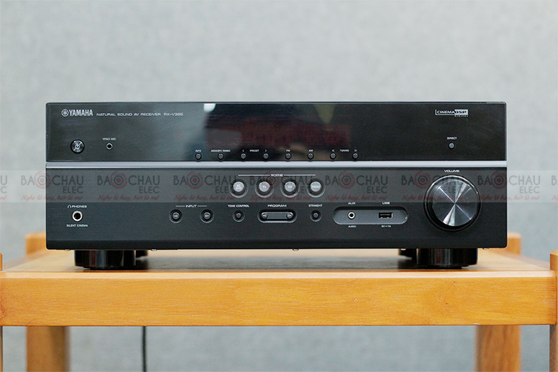 Amply Yamaha RX-V385 (Black) cho âm thanh vòm mạnh mẽ 5 kênh