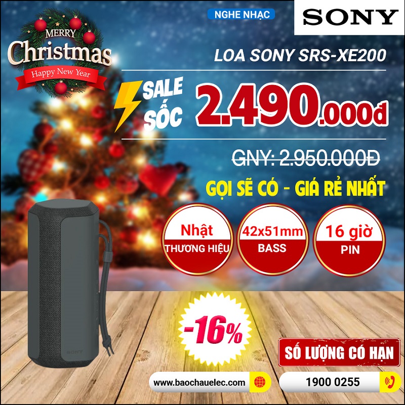 Loa bluetooth Sony SRS-XE200
