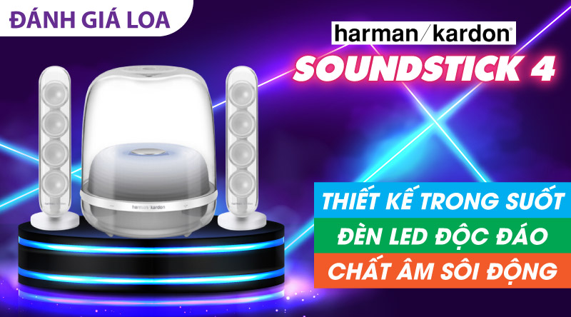 đánh giá loa harman kardon soundstick 4 chính hãng