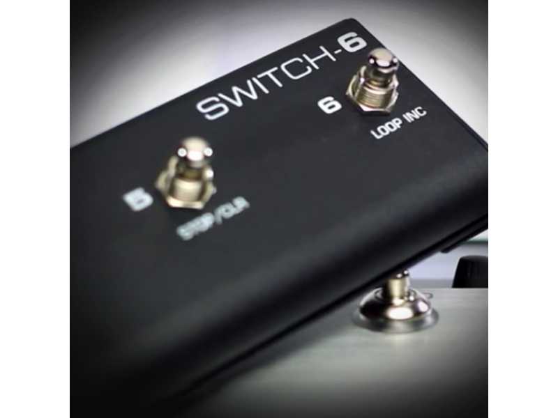 SWITCH-6 Footswitches for Voice Processors Tc Helicon 