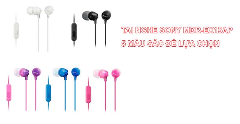 Tai nghe Sony MDR-EX15AP 