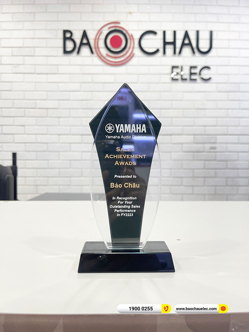 Bảo Châu Elec đạt danh hiệu Đại lý xuất sắc của hãng Yamaha 2022-2023