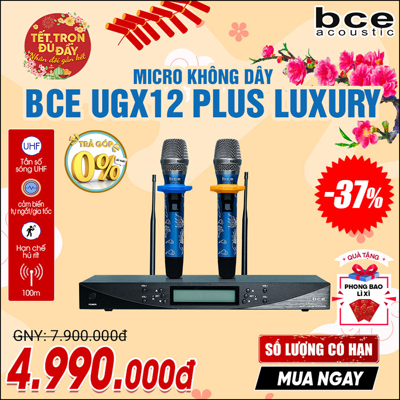 Micro không dây BCE UGX12 Luxury 