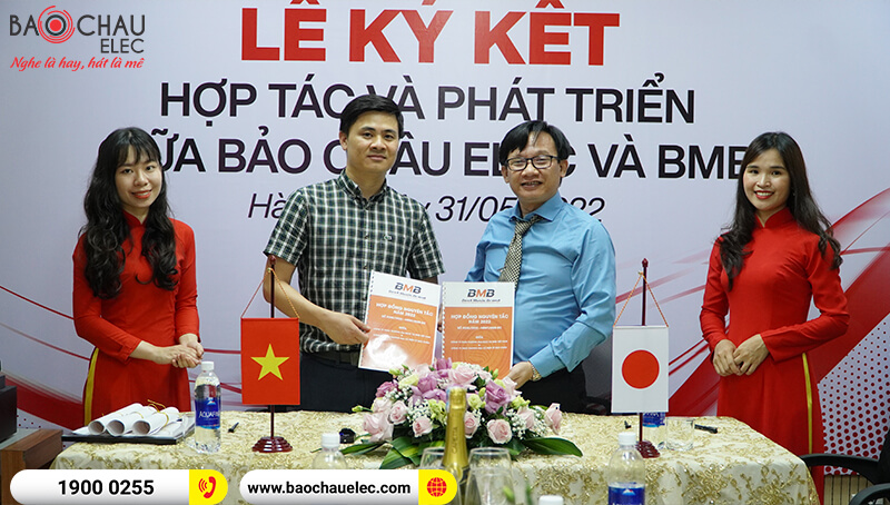Lễ ký kết hợp tác & phát triển giữa BMB Việt Nam và Bảo Châu Elec năm 2022