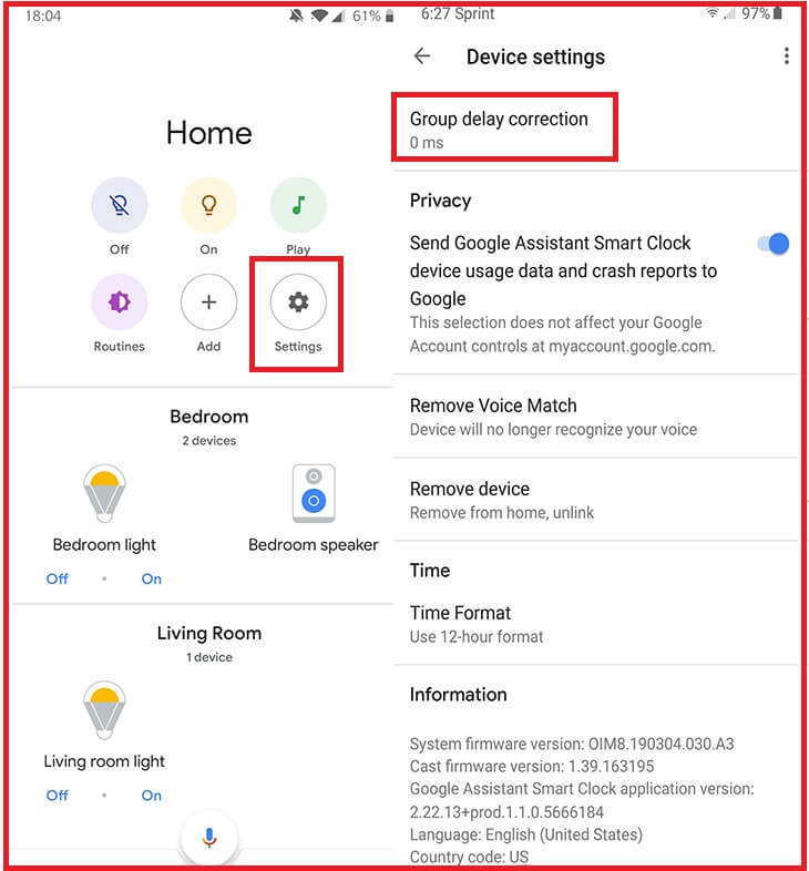 hướng dẫn cách kết nối và đồng bộ loa Google Home với loa Bluetooth