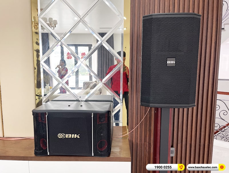 Lắp đặt dàn karaoke trị giá khoảng triệu cho anh Thắng tại Hà Nội (BIK BSP 412II, BIK S968, VM640A, VM420A, BJ-W66 Plus, BPR-8500, U600)