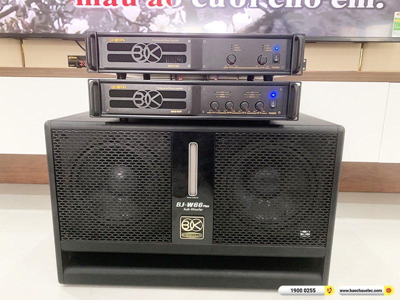Lắp đặt dàn karaoke trị giá khoảng triệu cho anh Thắng tại Hà Nội (BIK BSP 412II, BIK S968, VM640A, VM420A, BJ-W66 Plus, BPR-8500, U600)