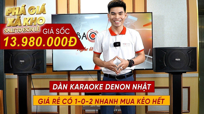 HÀNG HIẾM: Phá Giá Xả Kho Dàn Karaoke Denon Nhật Giá Rẻ Dưới 15triêu, nhanh kẻo hết