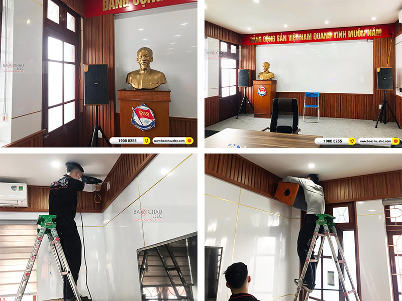 Lắp đặt hệ thống âm thanh hội trường cho Công ty CP Tân Cảng 128 Hải Phòng