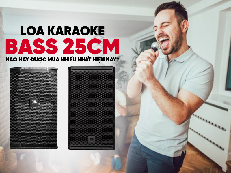 Loa karaoke bass 25cm nào hay được chọn mua nhiều nhất hiện nay ?