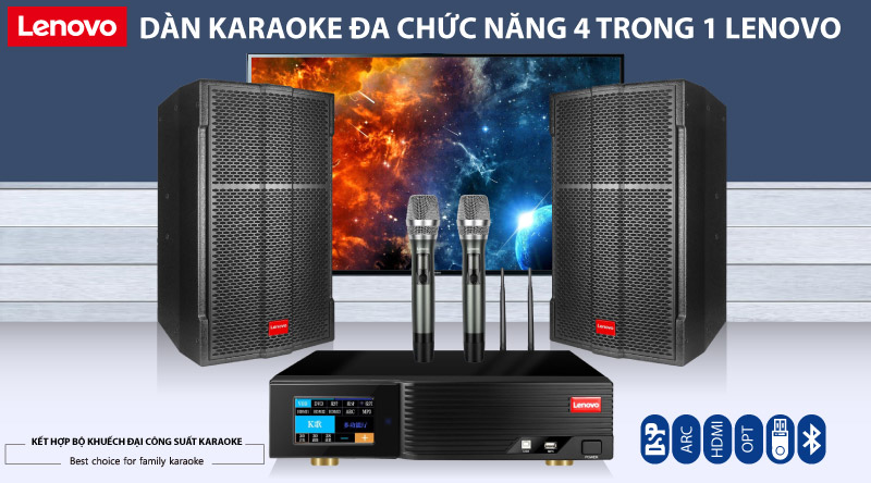 Loa karaoke Lenovo KS750 & Power Amplifier Lenovo K750