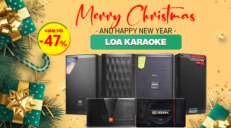 Giáng sinh rực rỡ, loa karaoke giảm đậm như mơ 47%, không mua quá tiếc!