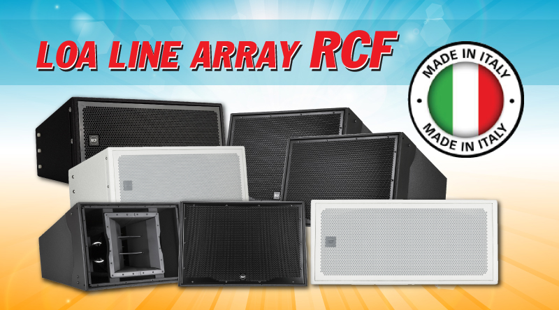 Loa array RCF chính hãng giá tốt