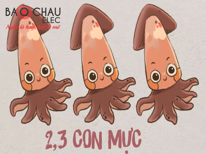 Lời bài hát 2 3 Con Mực Anh Yêu Em Cực. Bản Chuẩn