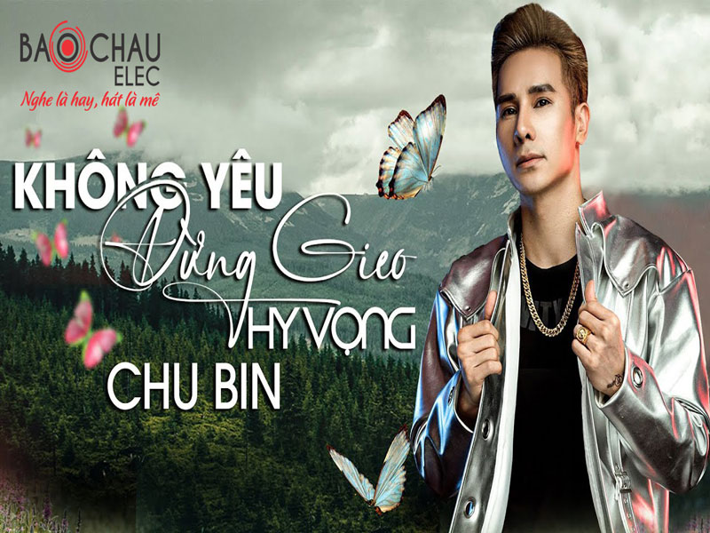 Lời bài hát Không Yêu Đừng Gieo Hy Vọng - Chu Bin. Bản Chuẩn