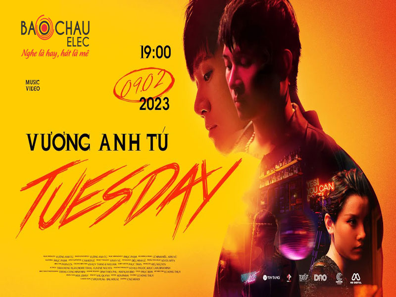 Lời bài hát Tuesday - Vương Anh Tú. Bản Chuẩn Nhất