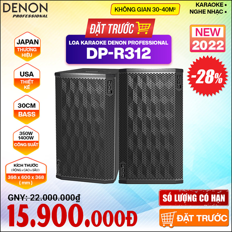 Loa karaoke Denon DP-R312