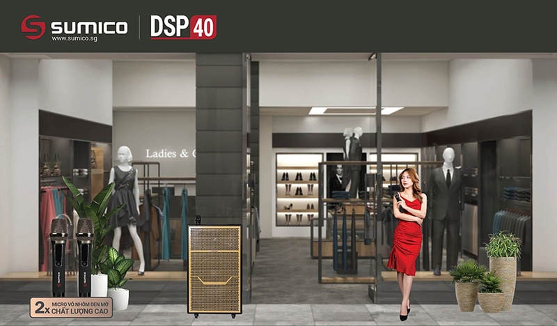Ra mắt loa Sumico DSP40 công suất mạnh 600W, cấu hình “All-in-One”, pin 8 tiếng
