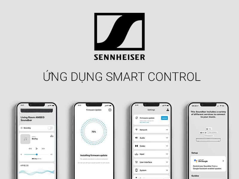 Sennheiser Smart Control App: Ứng dụng điều khiển âm thanh cho tai nghe và loa