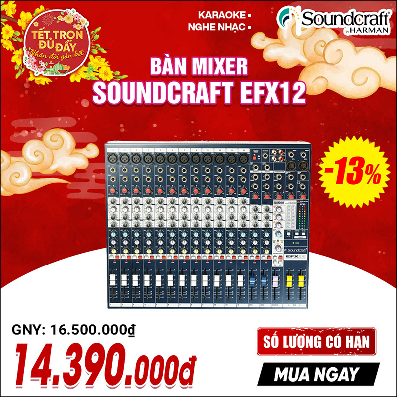 Mixer SoundCraft EFX12